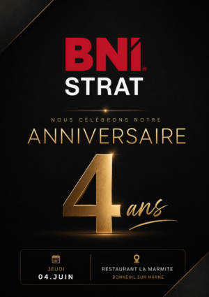 Anniversaire BNI STRAT <br> Soirée Networking, buffet & cocktail